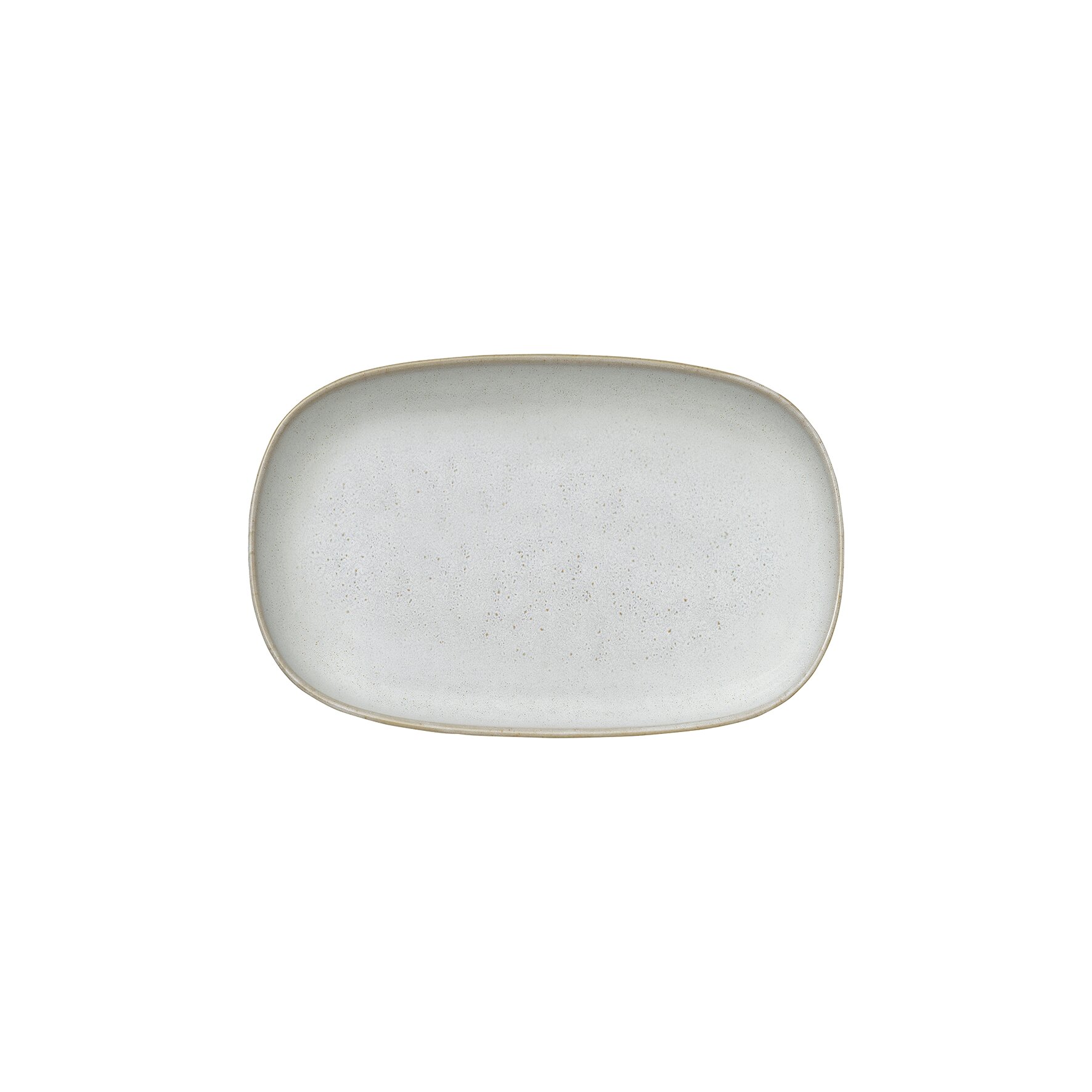 Nivo Moon, Coupe-Platte tief 170 x 110 mm weiß 