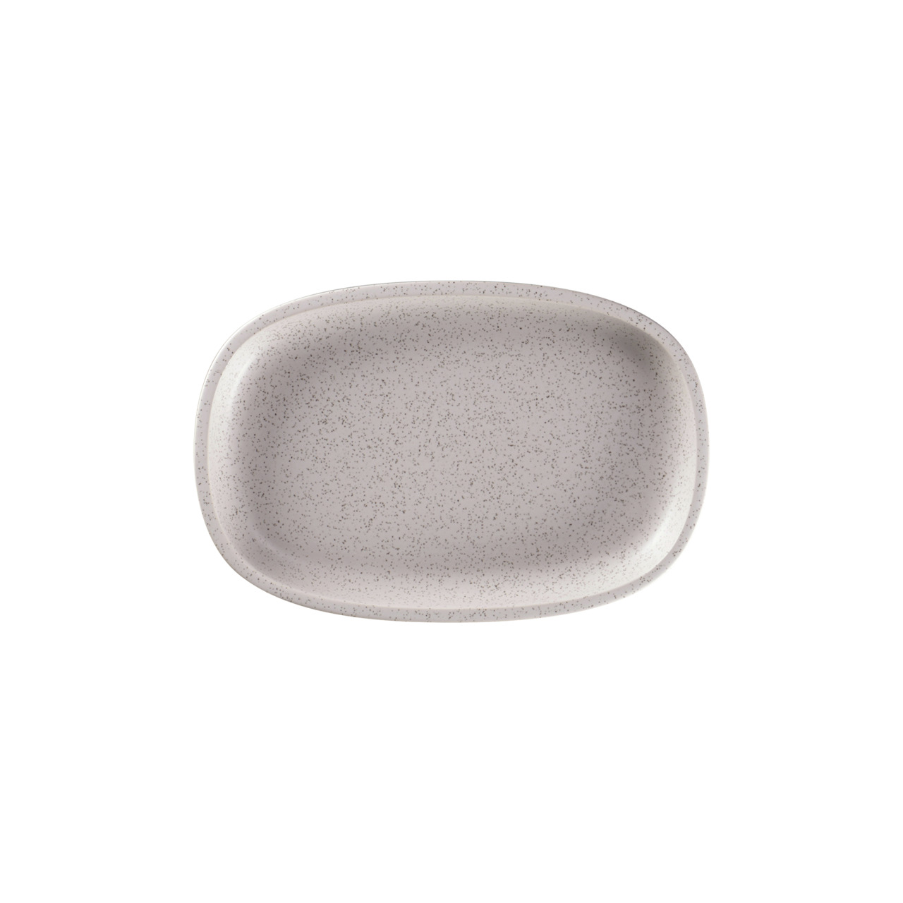 Ease, Platte oval flach 230 x 150 mm clay grey