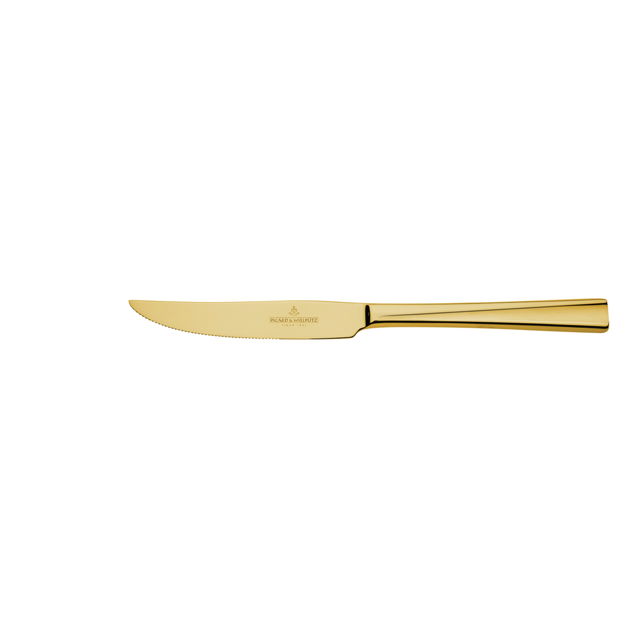 Monterey, Steakmesser Monoblock 221 mm PVD Gold beschichtet