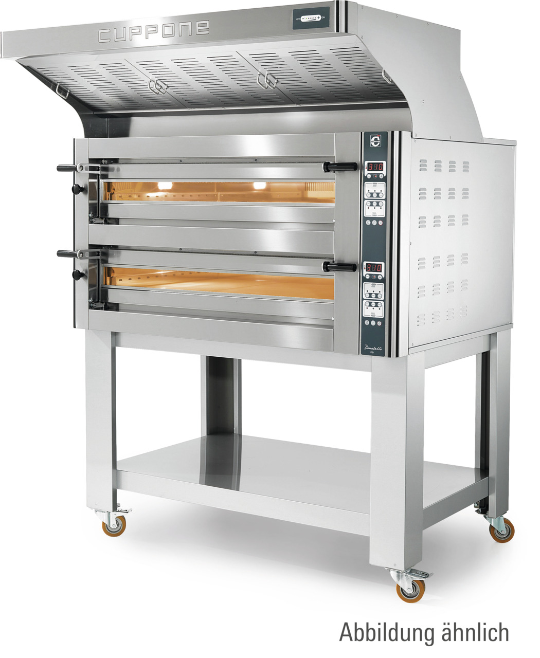 Einkammer-Elektro-Backofen stapelbar / Backkammer 1080 x 1080 x 140 mm