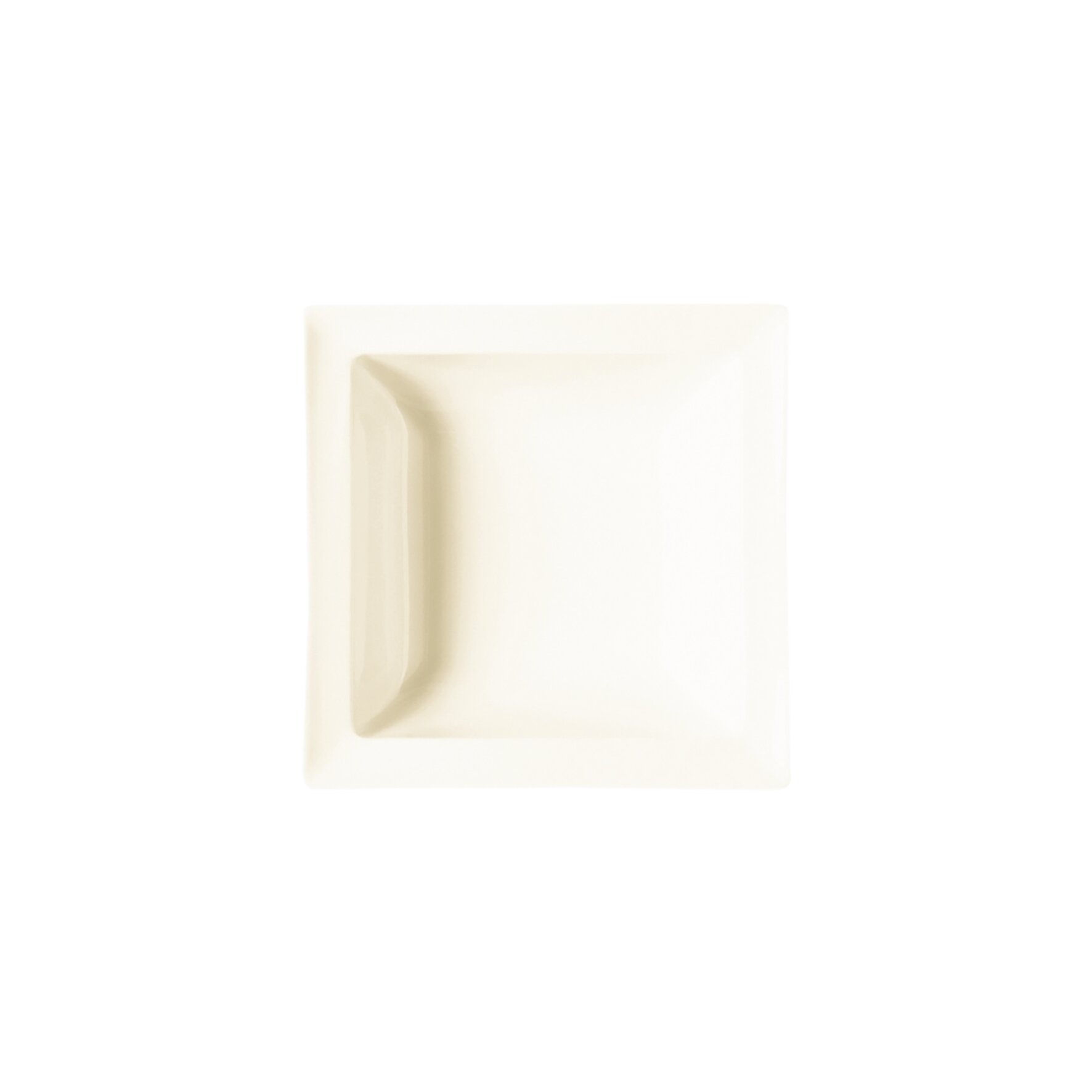 Classic Gourmet, Salatschale quadratisch 180 x 180 mm / 0,45 l creme