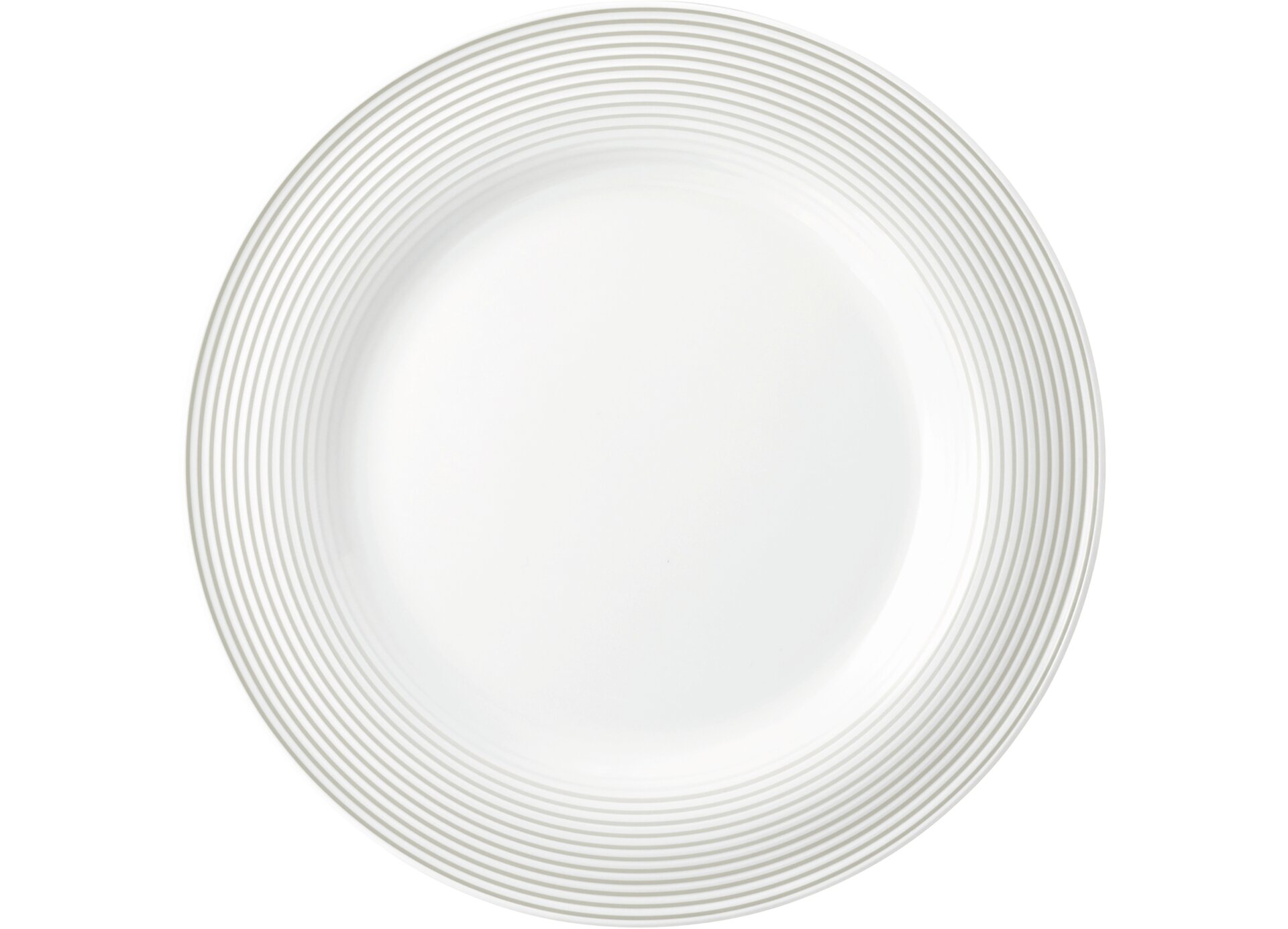 Blues, Teller flach ø 260 mm perlgrau