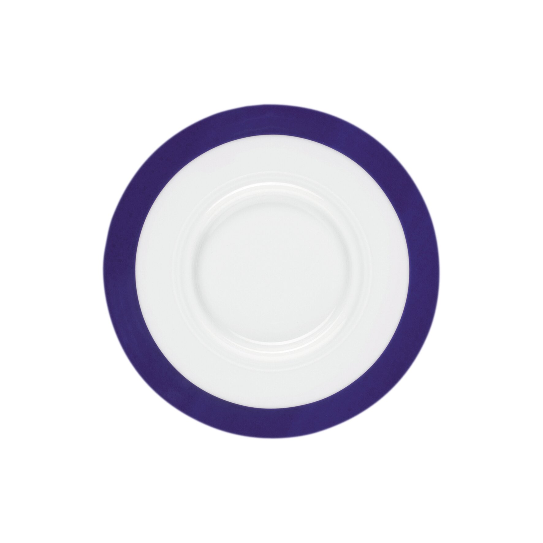 Vitalis, Untertasse 162 x 156 mm blaues Band