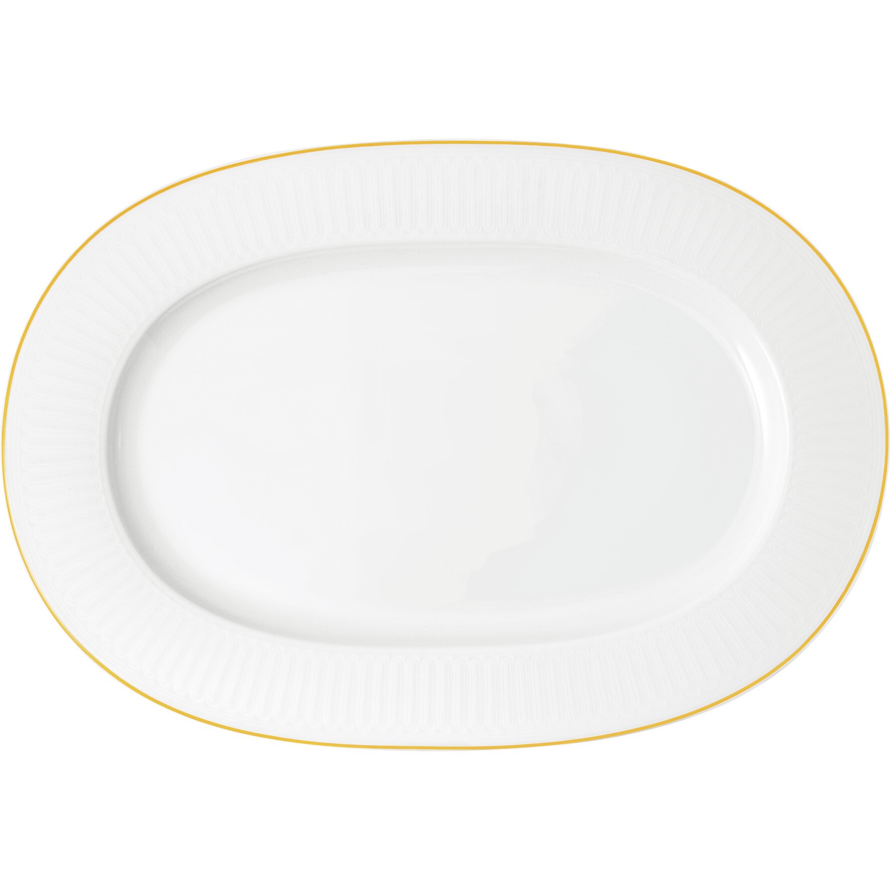 Château Septfontaines, Platte oval 415 x 285 mm weiß