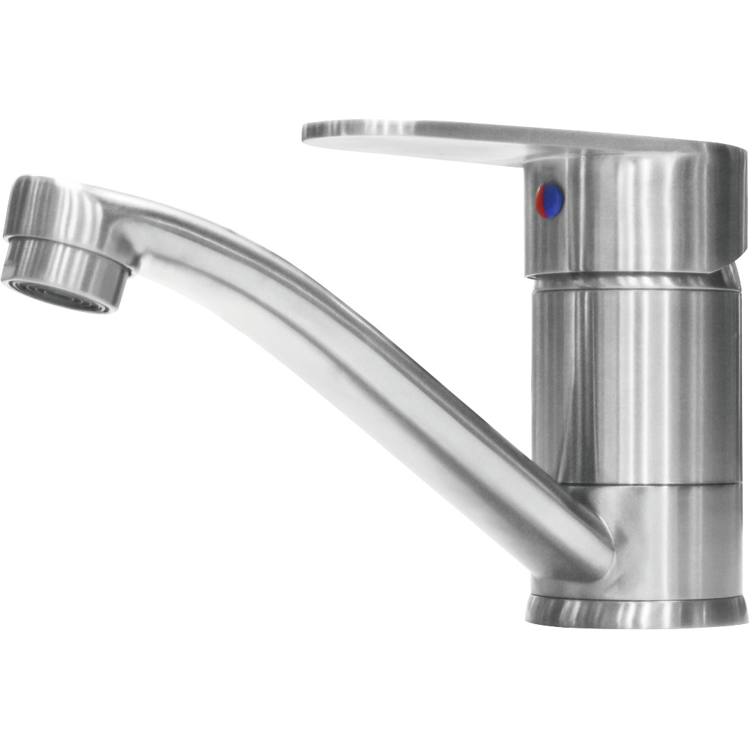 Einhebel-Einlochb. 1/2"/ kurzer Auslauf/kurzer Hebel/Ausl.140 mm/Höhe 60 mm