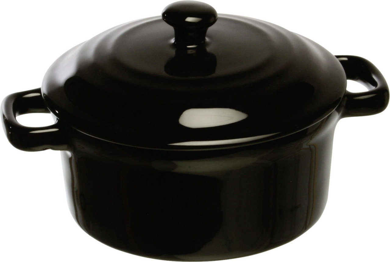 Mini-Casserole "Lory" ø 10 cm H: 5 cm schwarz