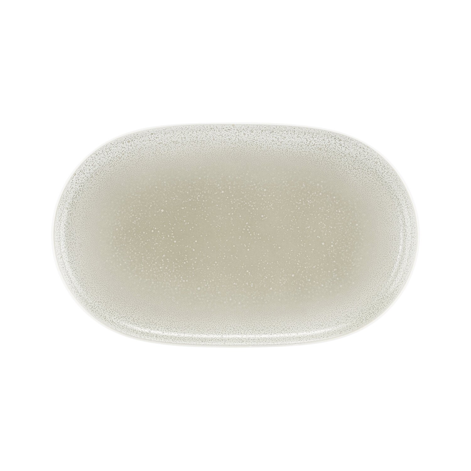 Sento Home, Teller / Servierplatte oval 334 x 205 mm Aura cream