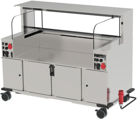 Frontcooking-Station ACS 1600 O3 digital 2x kalt - 3x 400V