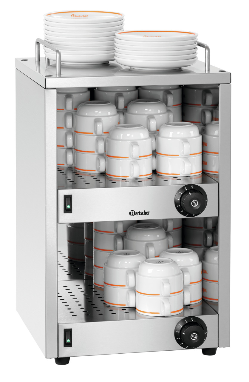 Tassenwärmer für 72 Tassen 320 x 320 x 545 mm / 230 V / 0,14 kW