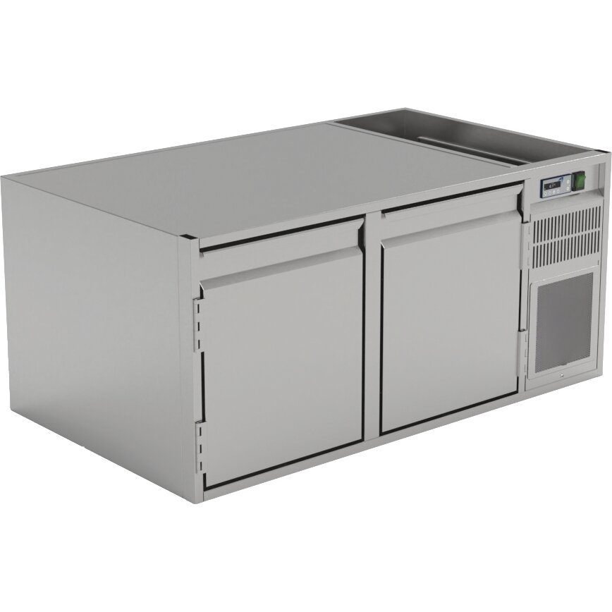 Kühltisch 2 Abteile UBE 2-46-2T MFR