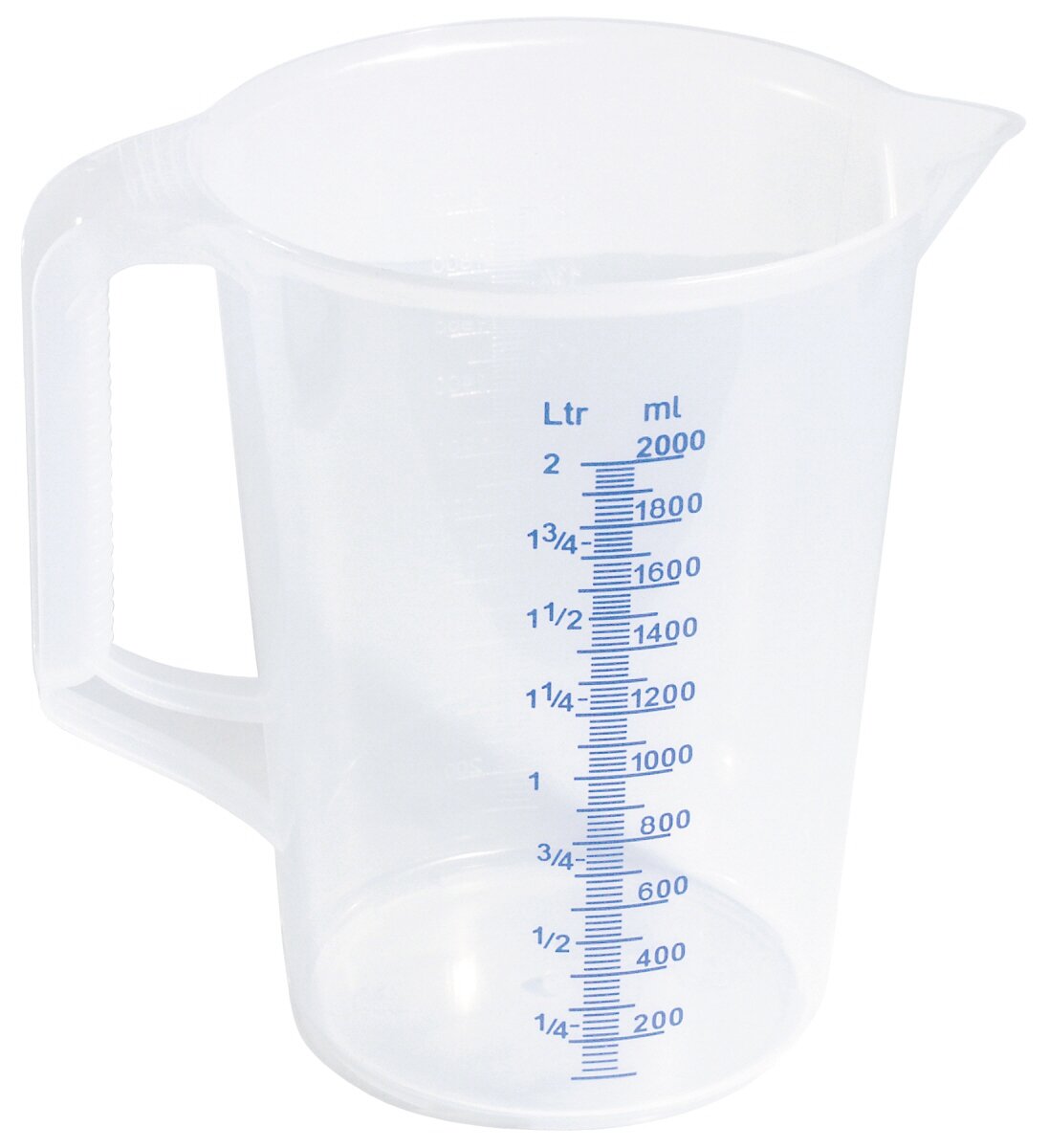 Messbecher 2,00 l milchig-transparent