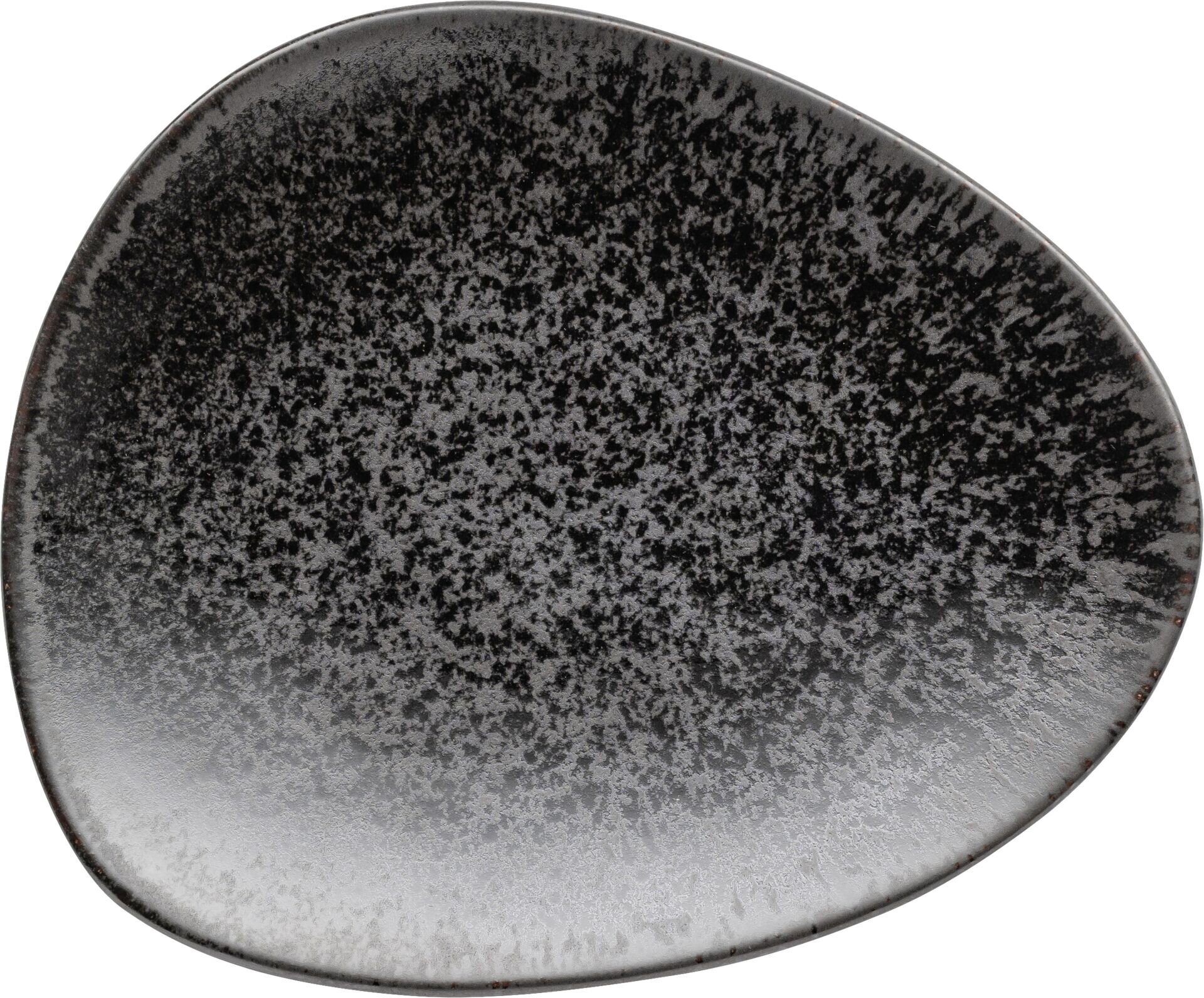 Porzellanserie „Ebony" Teller flach 19x16cm