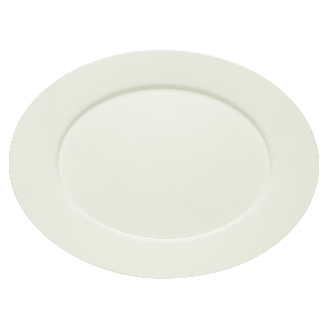 Purity, Platte oval mit Fahne 330 x 244 mm