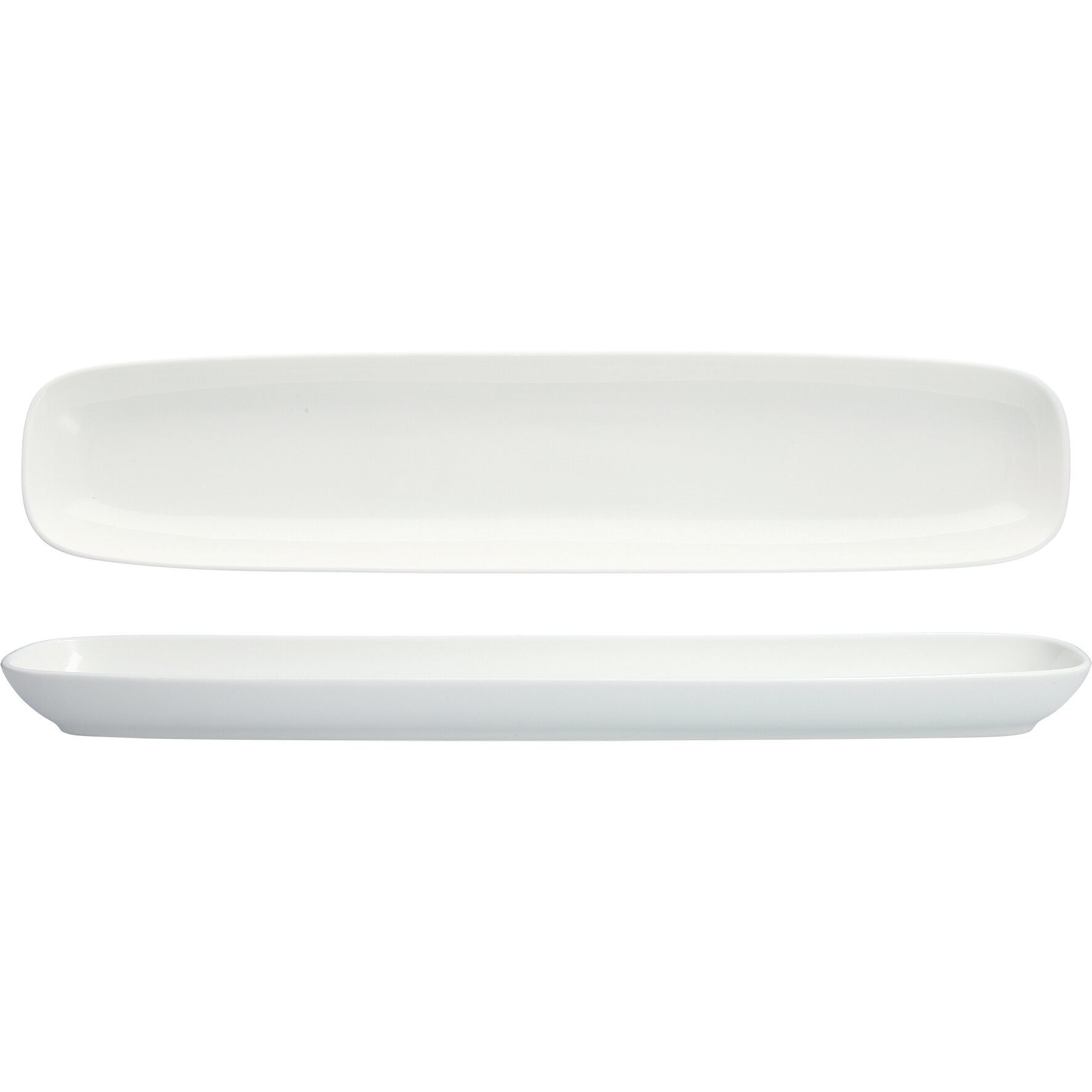 Modern Coupe, Platte rechteckig 423 x 94 mm weiß Modern Coupe, Platte rechteckig 423 x 94 mm weiß