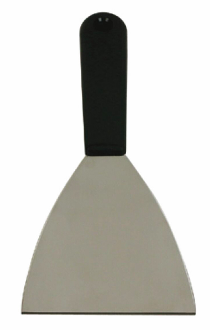 Spachtel 80 mm breit mit schwarzem Griff hart