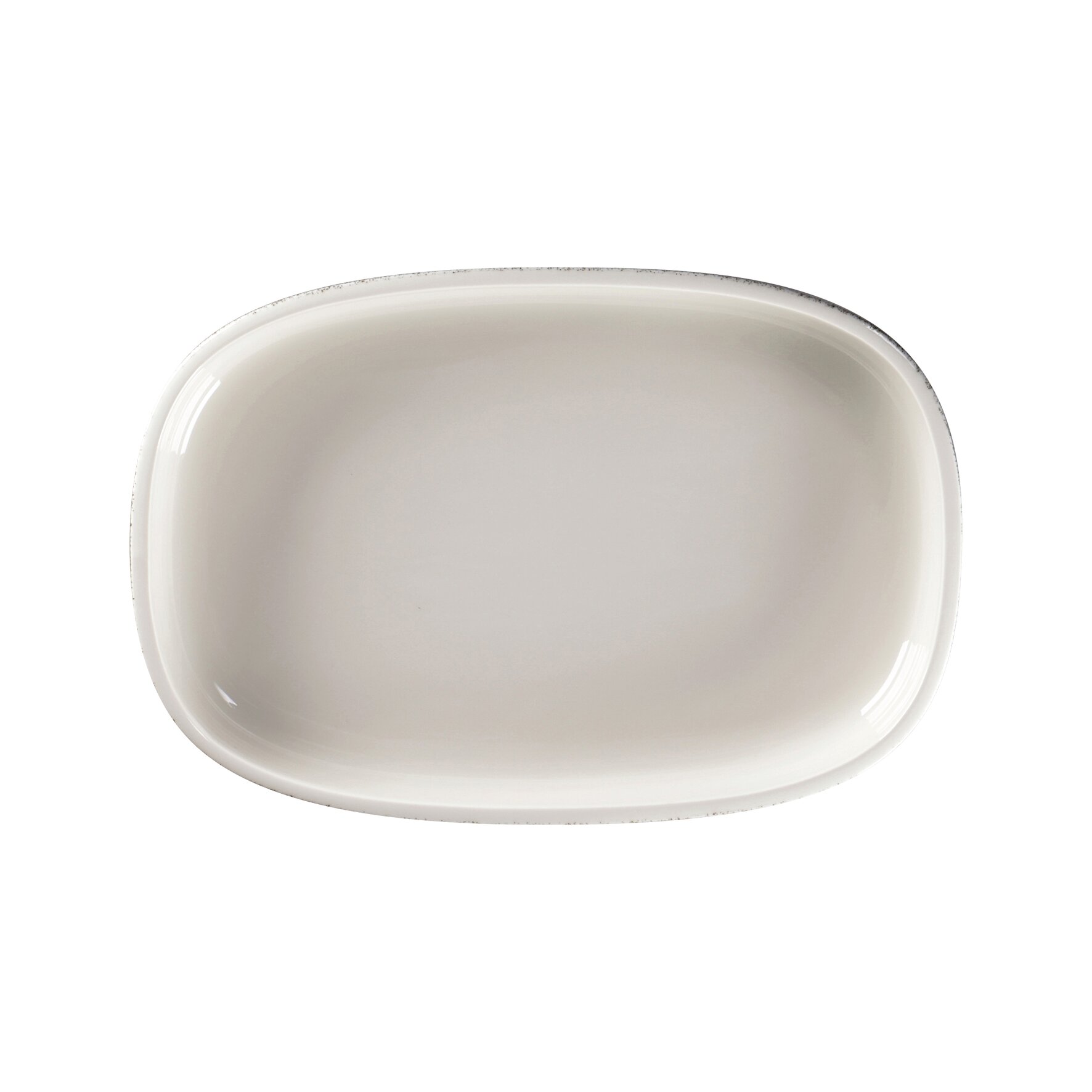 Ease, Platte oval tief 300 x 204 mm / 1,50 l dual grey