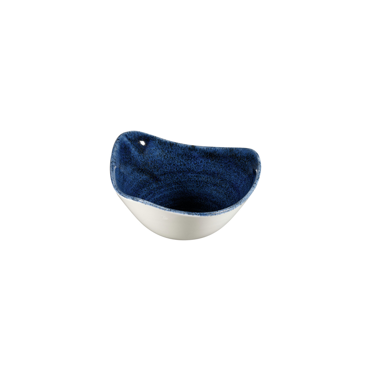 Stonecast Patina, Bowl dreieckig 153 mm / 0,26 l Cobalt Blue