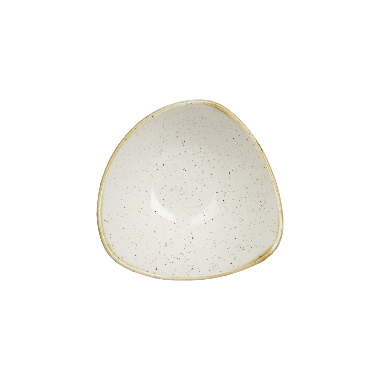 Stonecast, Bowl Lotus dreieckig 185 mm / 0,37 l Barley White