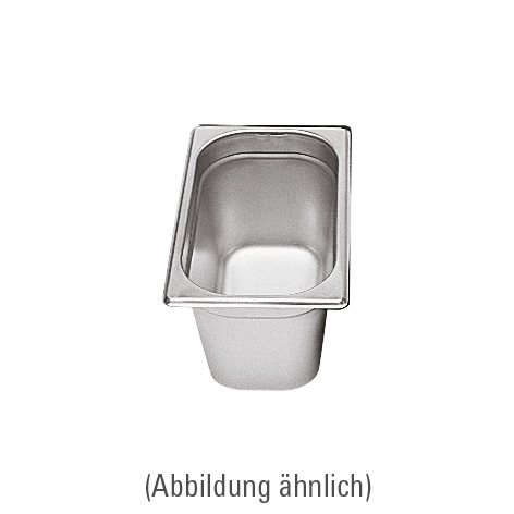 GN-Behälter, GN 1/4, 265 x 162 x 150 mm, Edelstahl