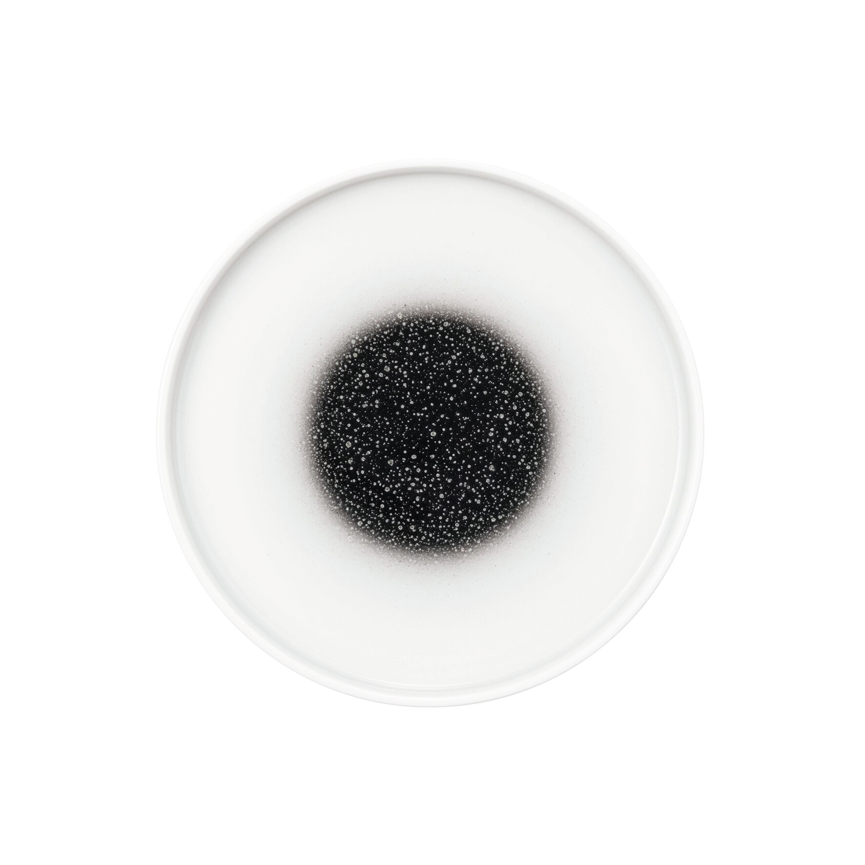 Good Mood, Teller flach ø 209 mm intense spotted black