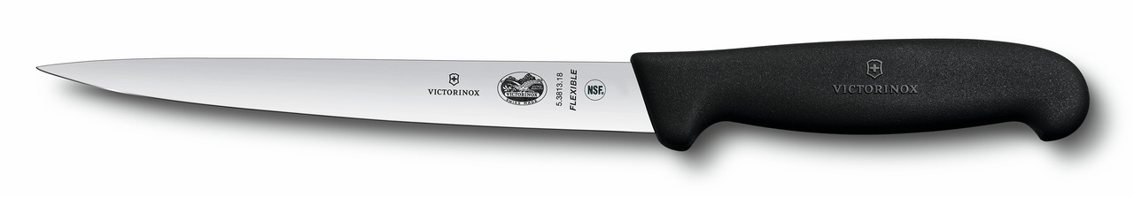 Fibrox, Fischfiletiermesser extra flex 180 mm schwarz