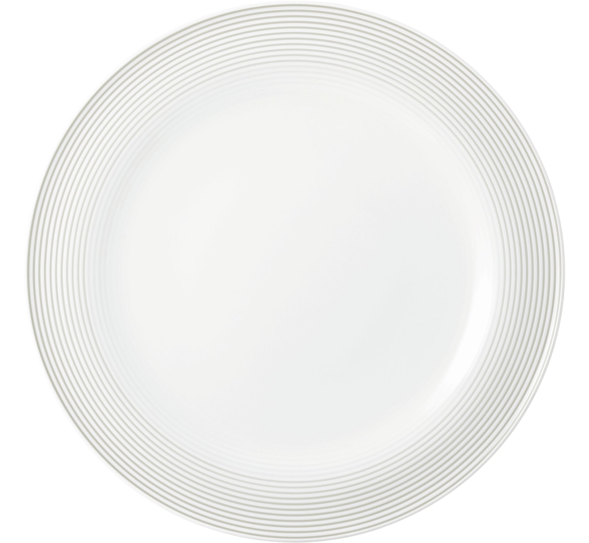 Blues, Teller flach ø 332 mm perlgrau