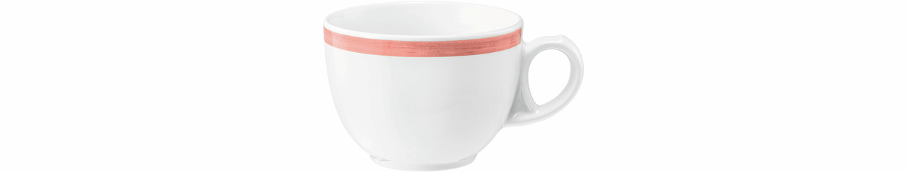 Community, Kaffeetasse Tulpe ø 86 mm / 0,22 l Pinselband rot