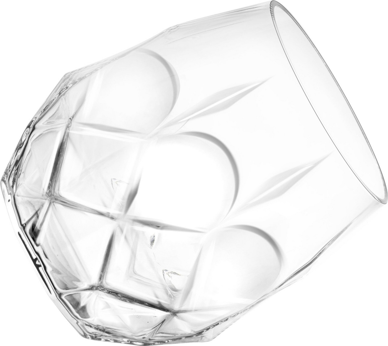 Glasserie "Alkemist" Whiskeyglas schräg 380 ml