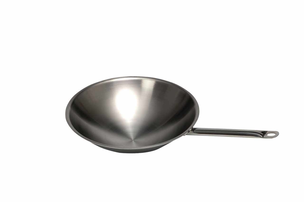 Wok-Pfanne, Edelstahl, extra leicht, ø 360 mm