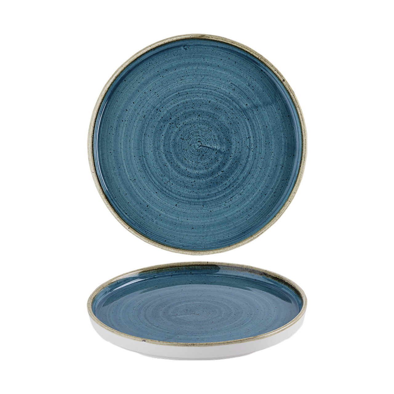 Stonecast, Teller tief mit Steilrand ø 210 mm Java Blue