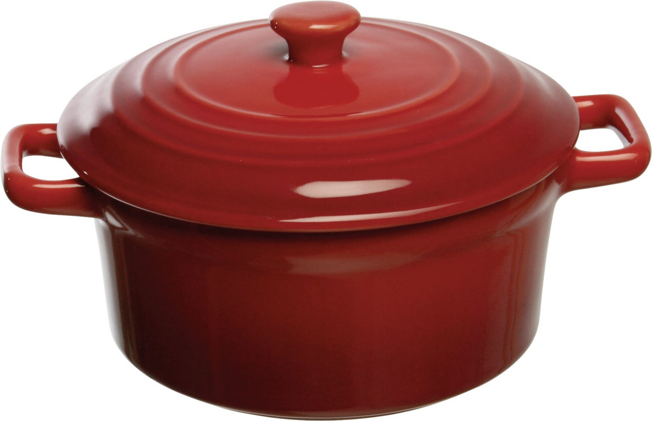 Mini-Casserole "Lexa" ø 12,5 cm H: 6,5 cm rot