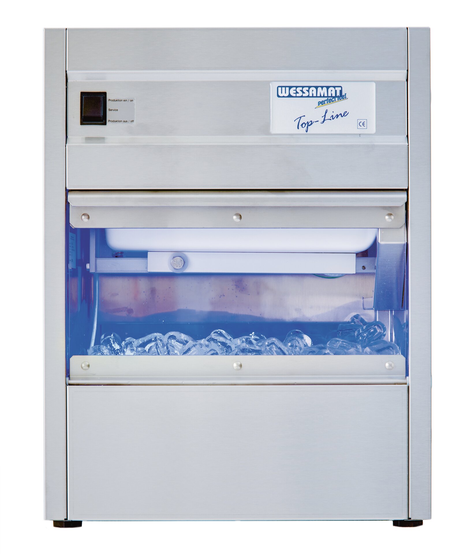 Eiswürfelbereiter W 21 L / 24,00 kg/24 h / 9,00 kg Vorrat / Luftkühlung