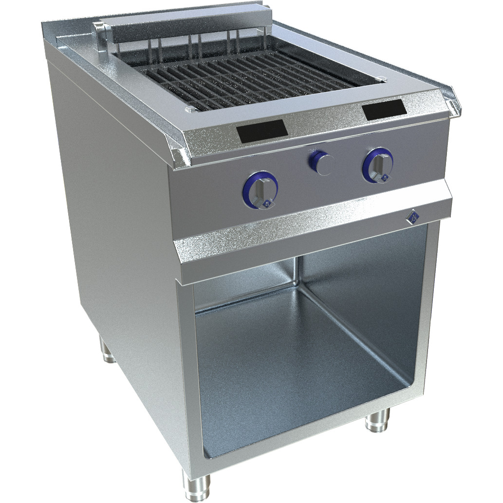 Elektro-Infra-Grill Gr.1 / 2 Heizzonen / Grillfäche 380 x 470 mm /autom. Wasserb.