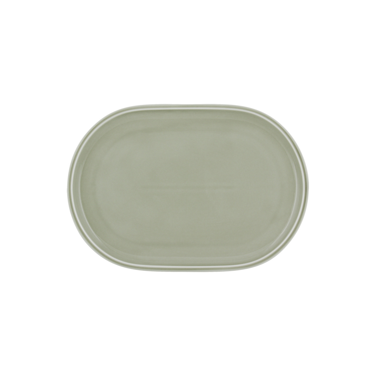 Shiro Glaze Steam, Coupplatte oval 232 x 161 mm