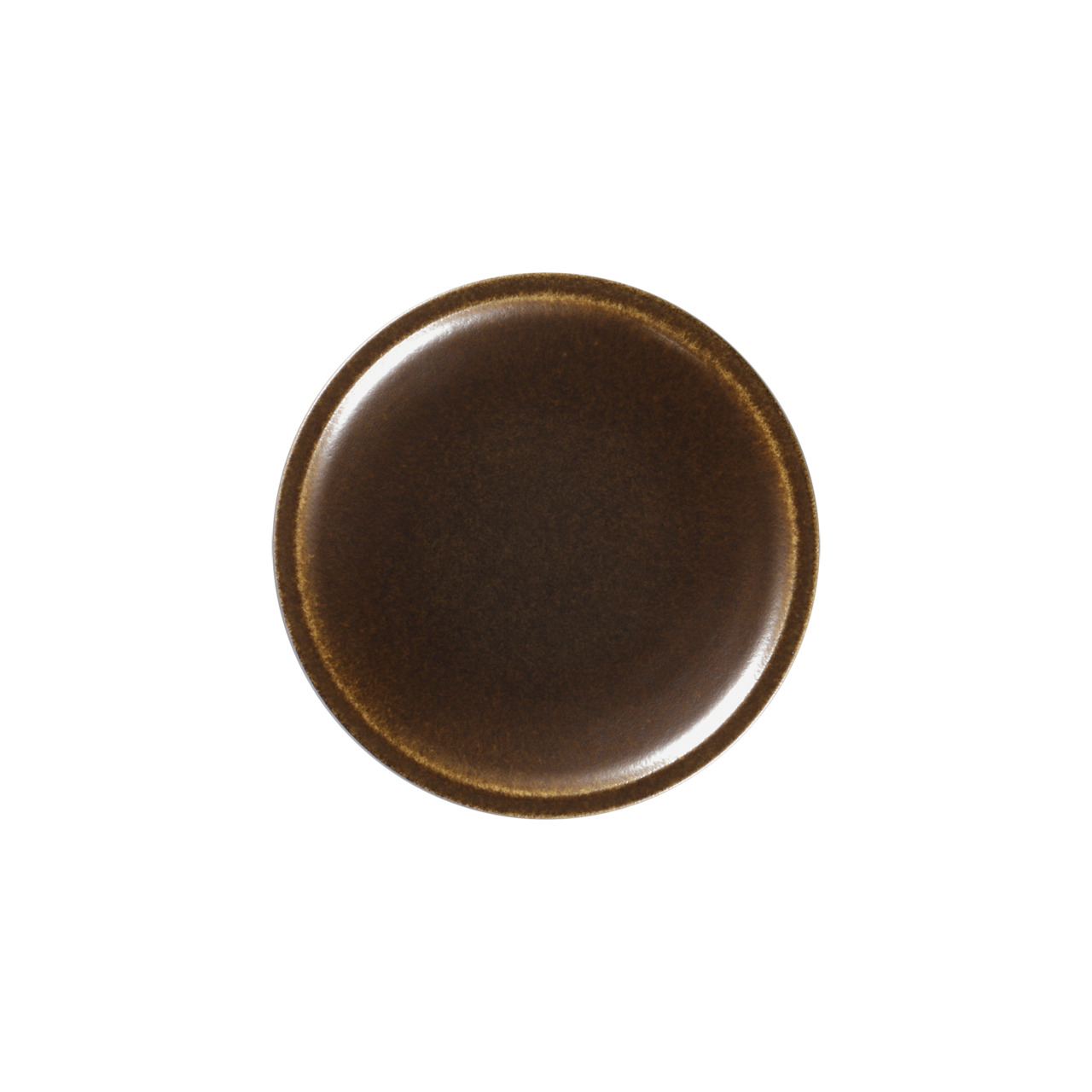 Ease, Teller flach coup ø 204 mm rust brown