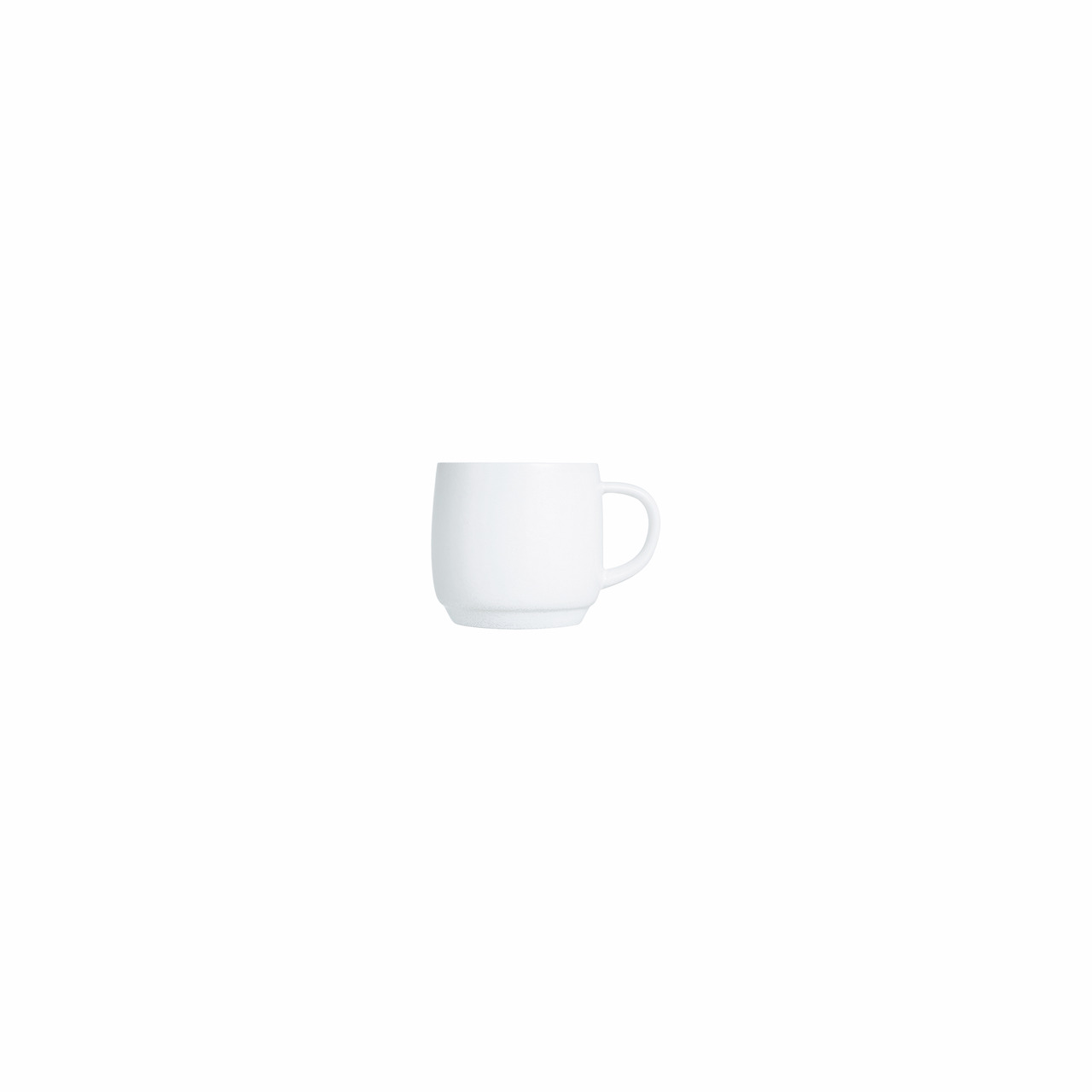 Intensity White, Baril Tasse stapelbar 0,09 l weiß