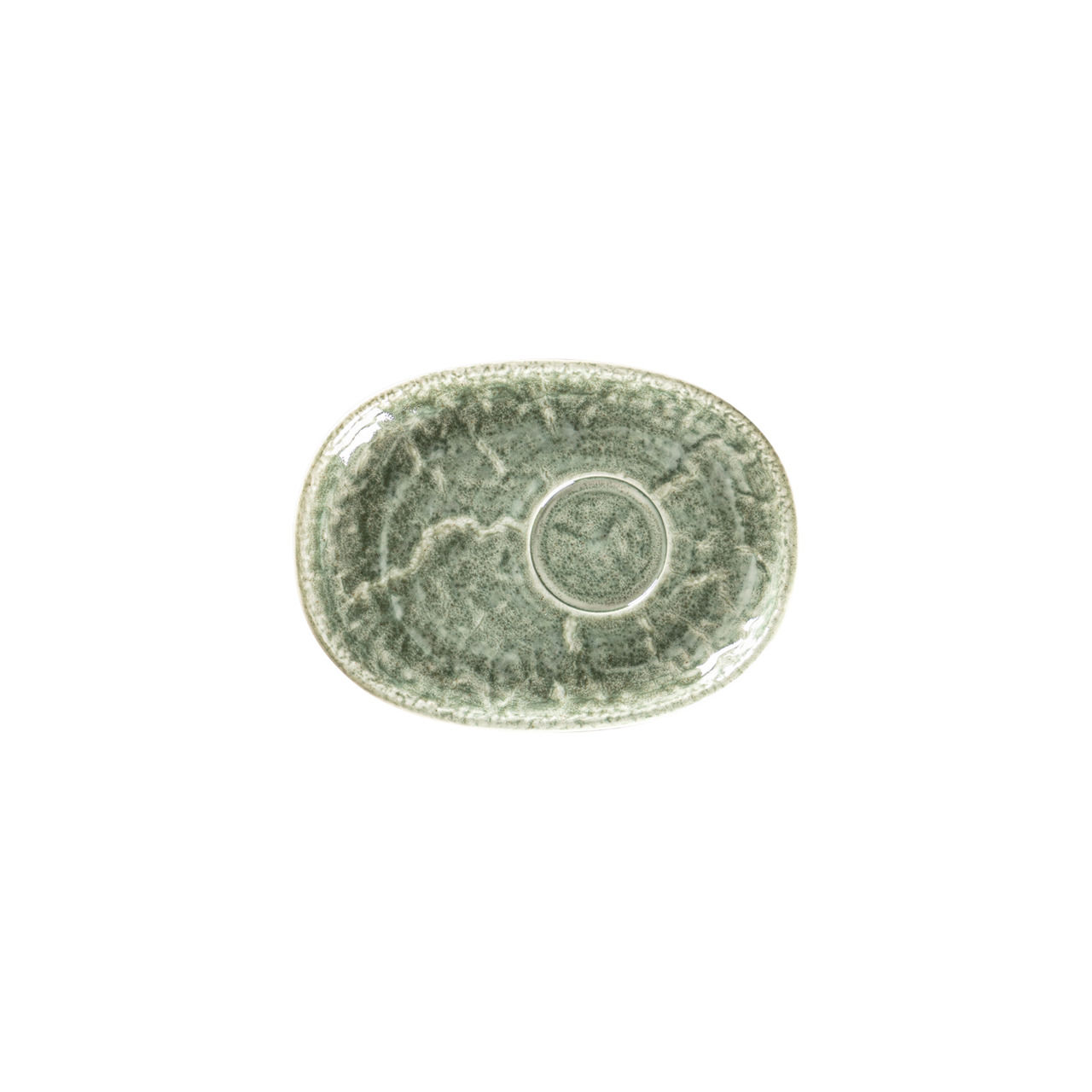 Krush, Untertasse oval 190 x 140 mm Sage green