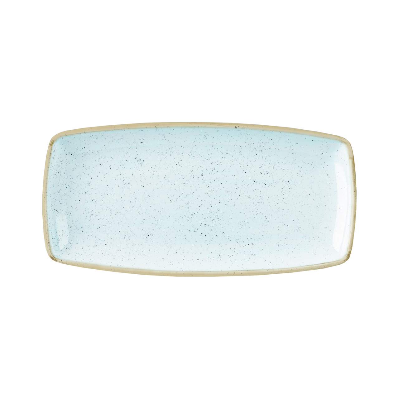 Stonecast, Teller rechteckig 295 x 140 mm Duck Egg Blue