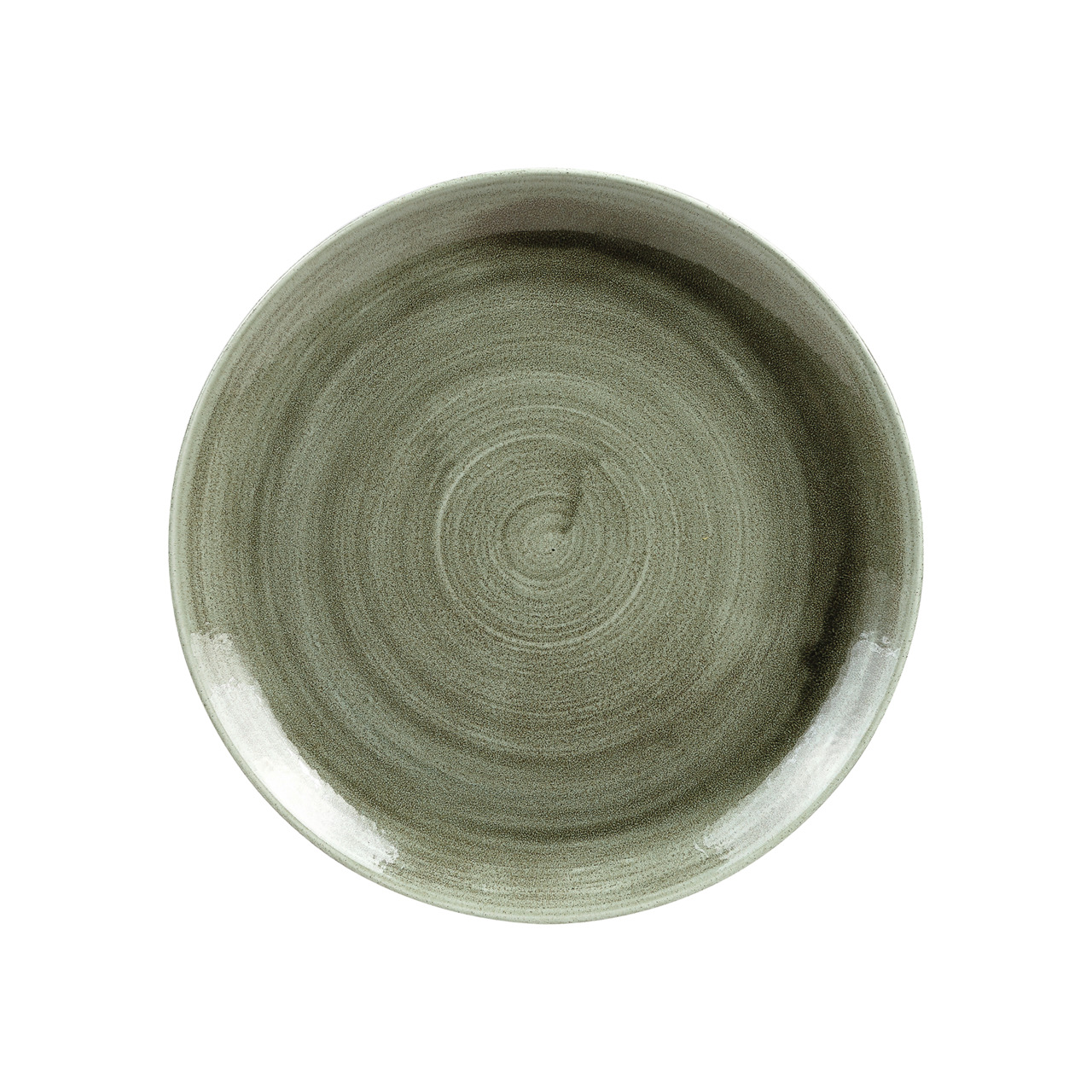 Stonecast Patina, Coupeteller Evolve ø 260 mm Burnished Green