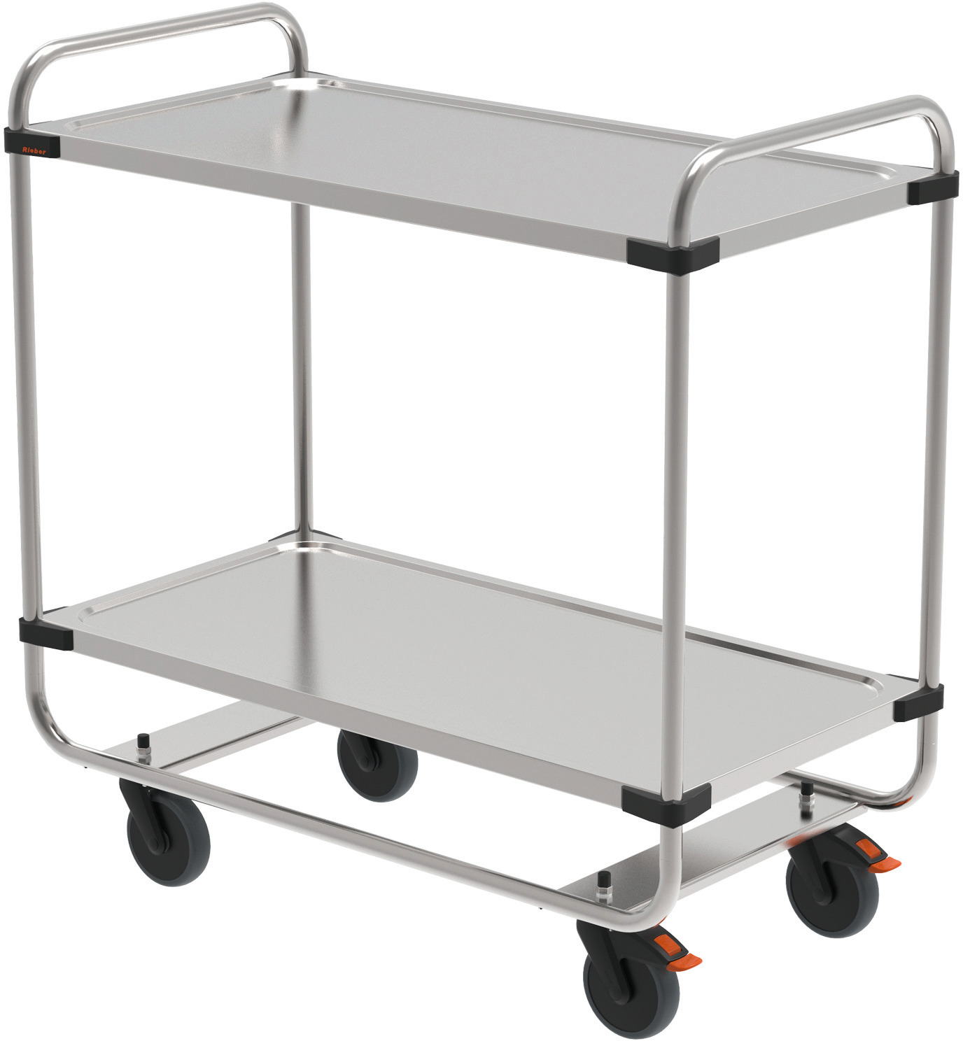 Servierwagen 2 Borden 1000 x 500 mm / Tragkraft 160 kg / 1035 x 535 x 1043 mm