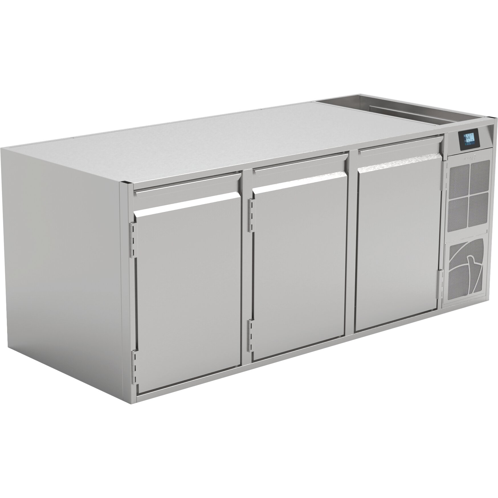 Kühltisch 3 Abteile KTE 3-65-3T MFR