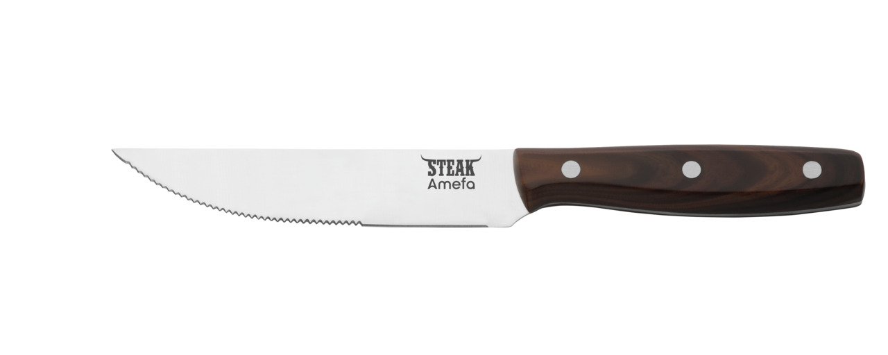 Porterhouse, Steakmesser 230 mm Holzoptik