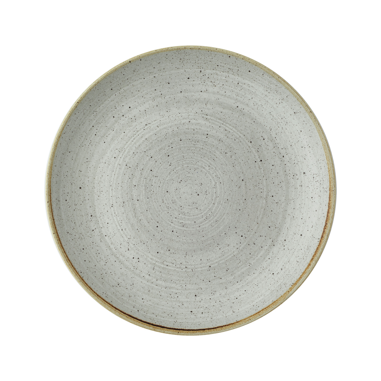 Stonecast Raw, Coupeteller flach ø 288 mm Grey