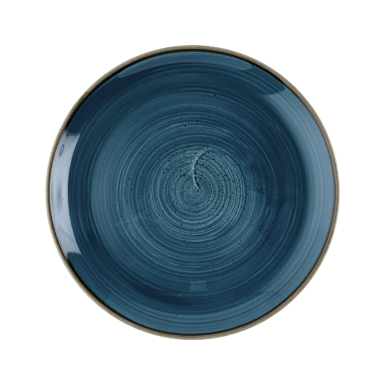 Stonecast, Coupteller flach ø 288 mm Java Blue