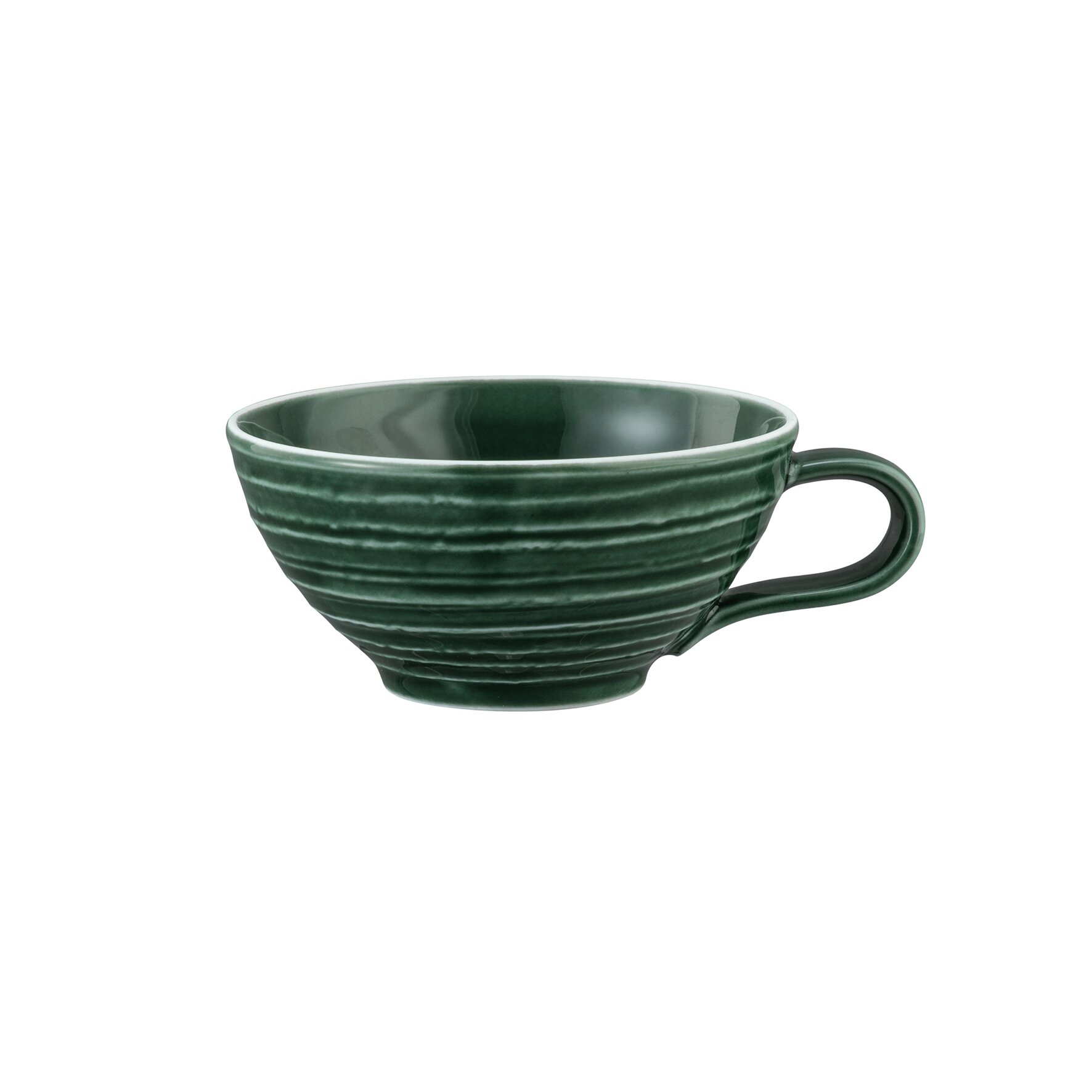 Terra, Teetasse mit Relief ø 109 mm / 0,14 l moosgrün