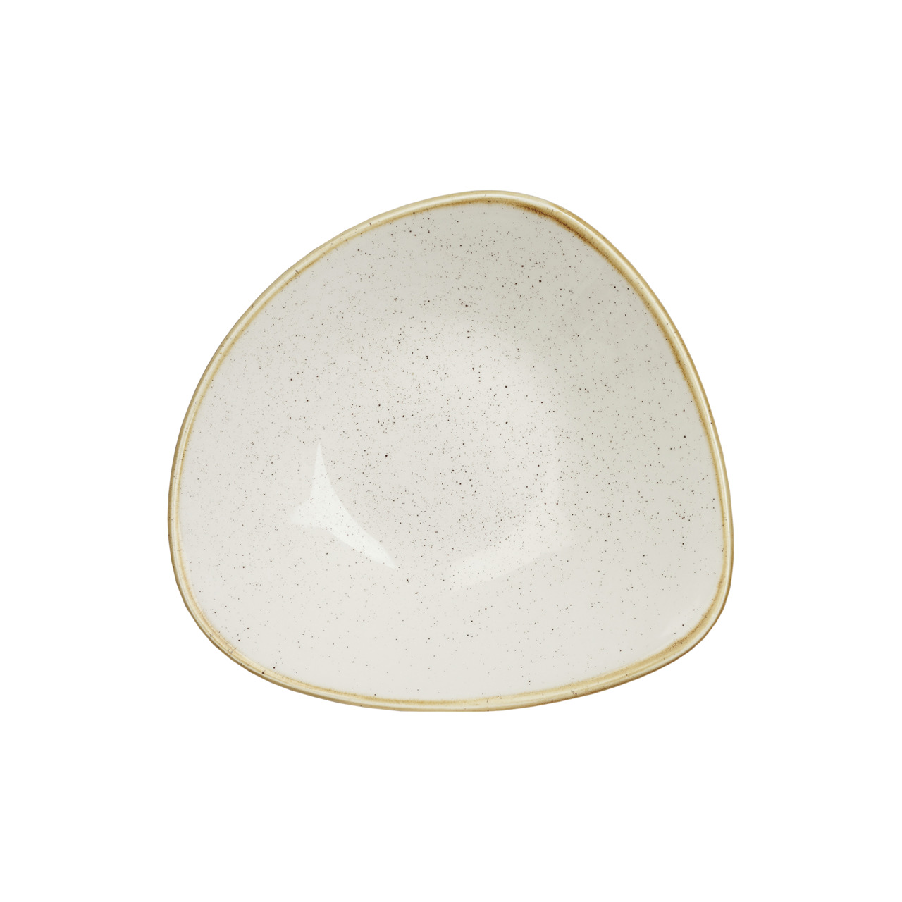 Stonecast, Bowl Lotus dreieckig 235 mm / 0,60 l Barley White