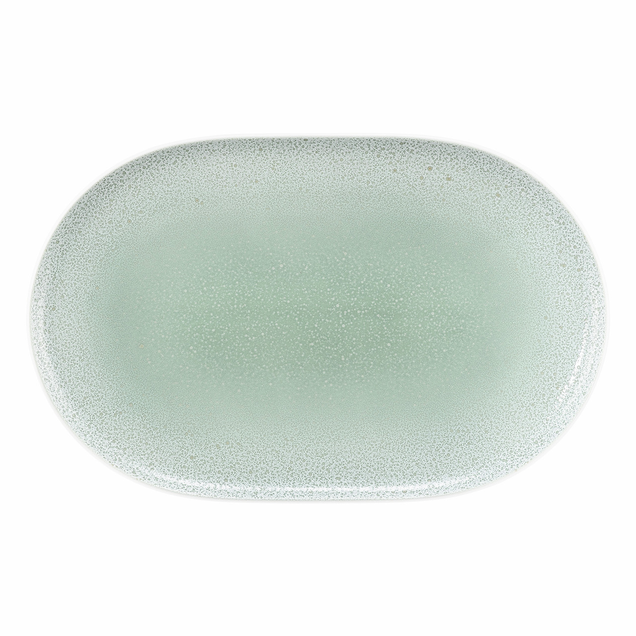 Sento Home, Teller / Servierplatte oval 384 x 245 mm Aura mint