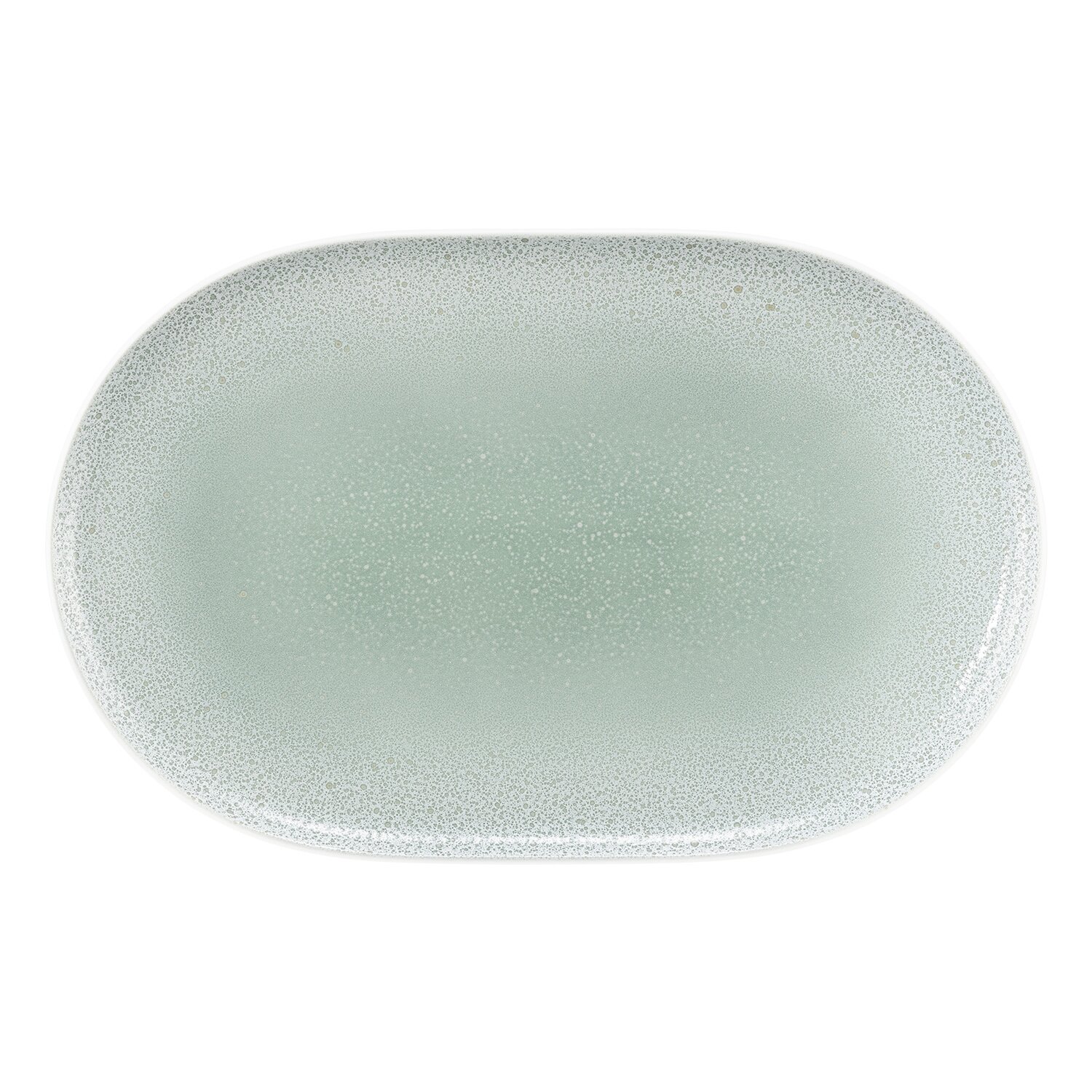 Sento Home, Teller / Servierplatte oval 384 x 245 mm Aura mint