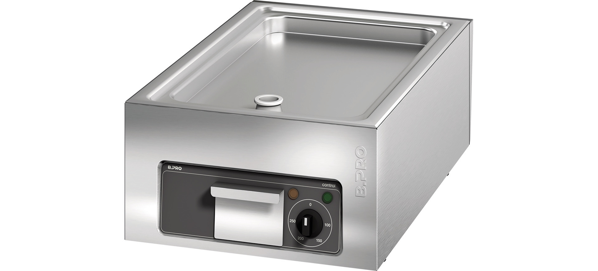 Elektro-Grillplatte glatt / Bratfläche 506 x 304 mm / Auftischgerät