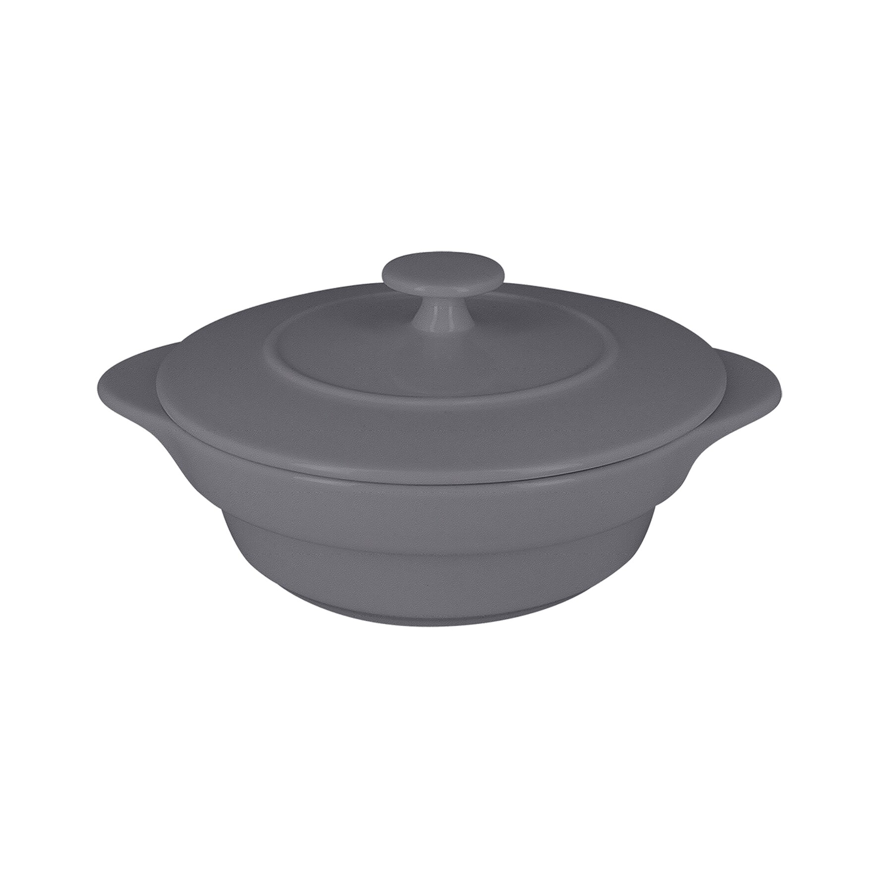 Chef's Fusion, Cocotte rund mit Deckel ø 160 mm / 0,55 l stone